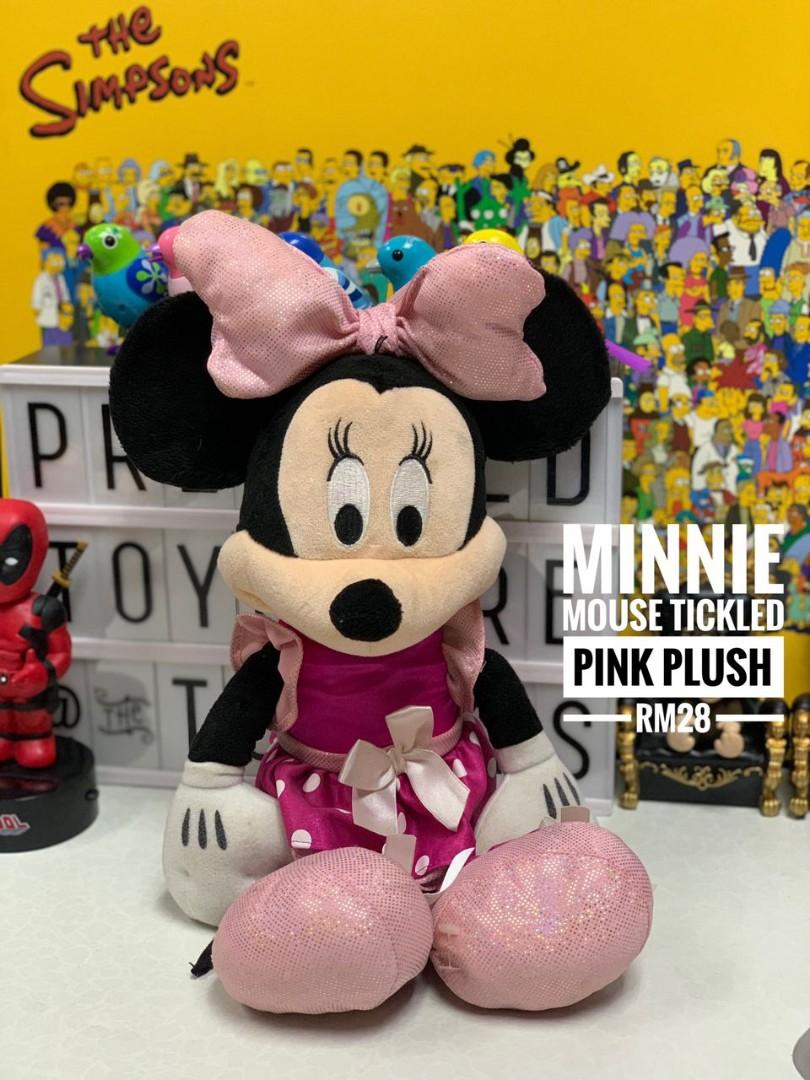 Minnie mouse clearance tickled pink plush