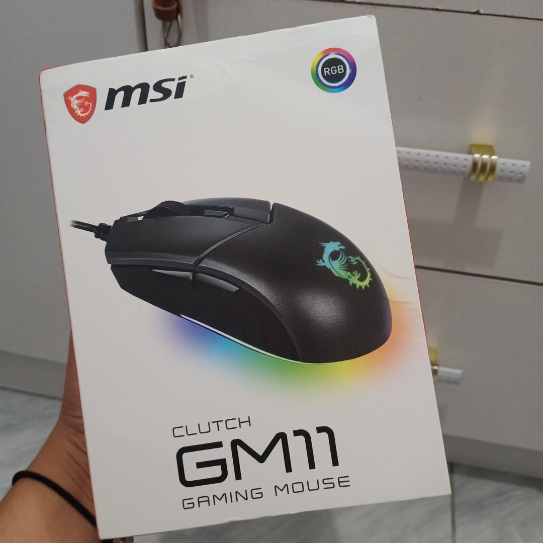 MSI CLUTCH GM11 RGB GAMING MOUSE, Elektronik, Bagian Komputer