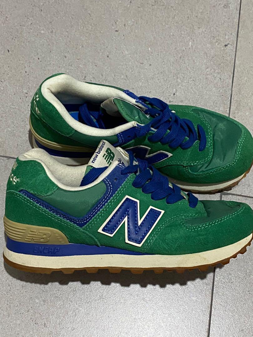 New balance green sneakers 574 classics 