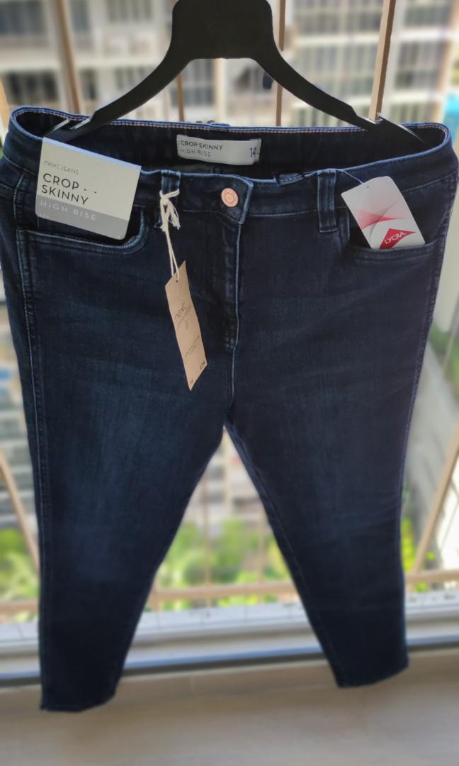 NEXT UK NEW UK14 SKINNY CROPPED JEANS Free normal mail