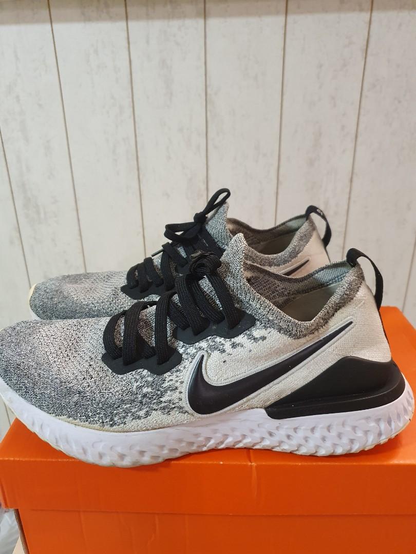 Nike Flyknit Epic React 2.0 Oreo Men s Fashion Footwear Sneakers on Carousell