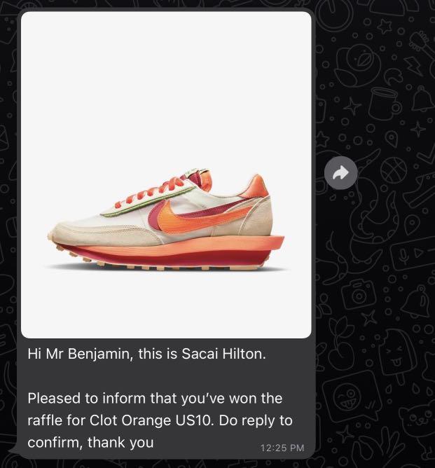 Raffle sacai sale waffle