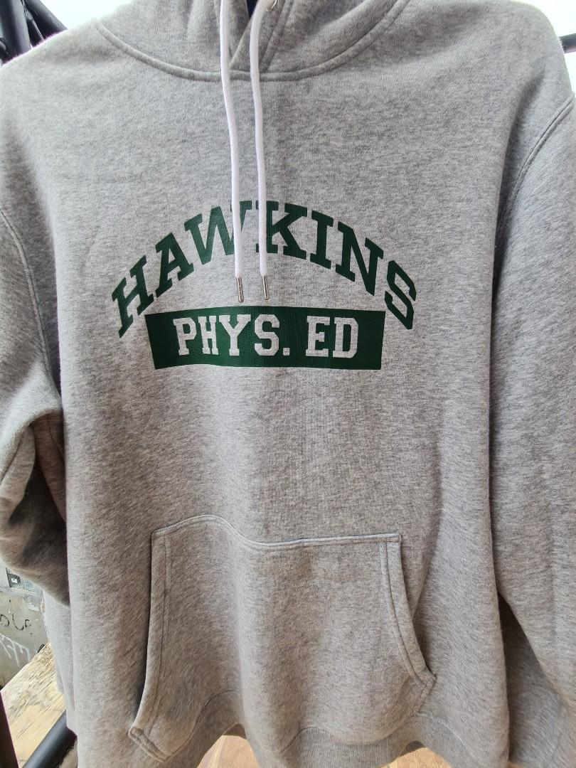 Nike X Stranger Things Hoodie Fesyen Pria Pakaian Atasan di