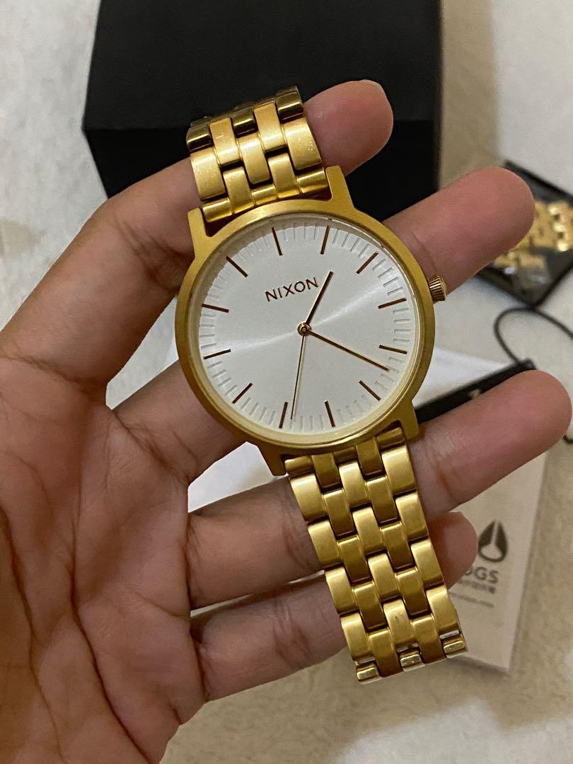 Nixon Porter All Gold/White Sunray