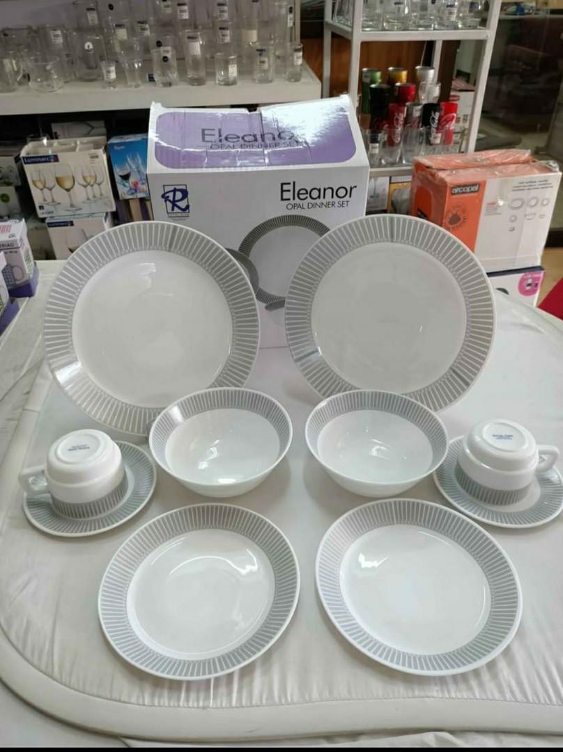 Opal Dinner Set " 40PCS" (Category: Dinnerware & Cutlery) located in Manila. Submitted by JBAL.GEN.MDSE (Listing ID 1128864047, Image 3). Description: Microwave Safe 8pcs dinner plate 8pcs dessert plate 8pcs saucer 8pcs cup 8pcs bowl.