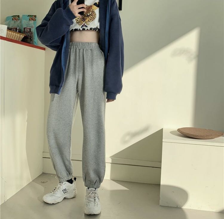 Oversized grey sweatpants discount