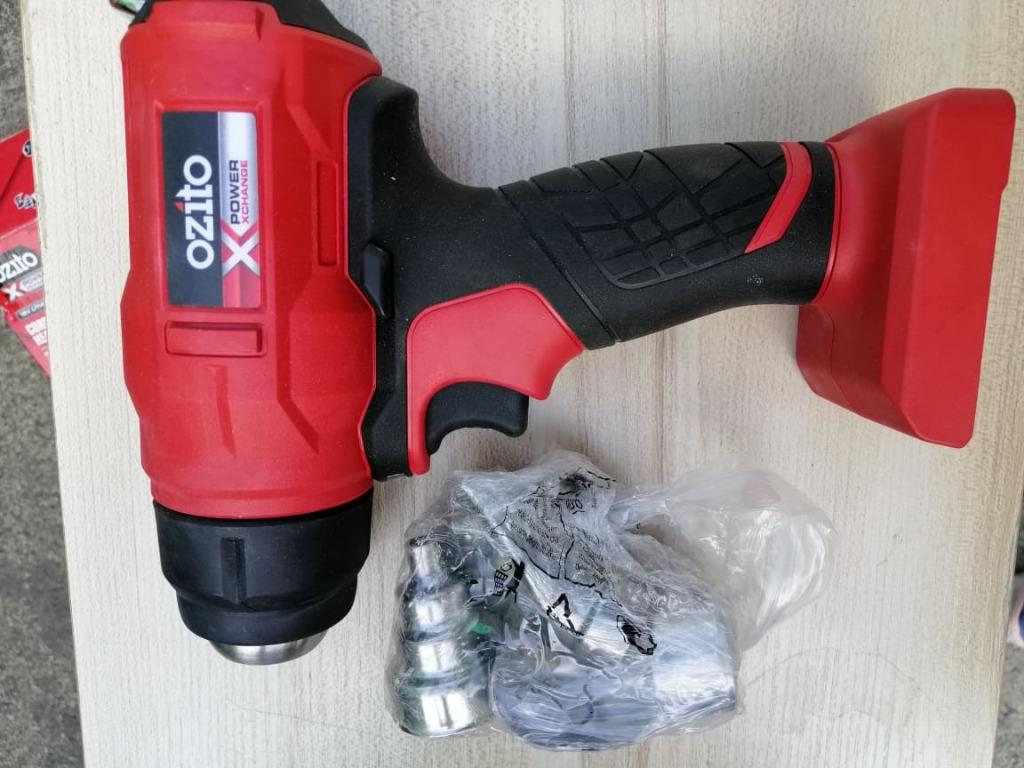 Ozito Cordless Heat Gun Skin Only (Category: Construction Tools & Equipment) located in San Pedro. Submitted by aus-plus (Listing ID 1128720643, Image 3). Description: Ozito Cordless Heat Gun Skin Only.