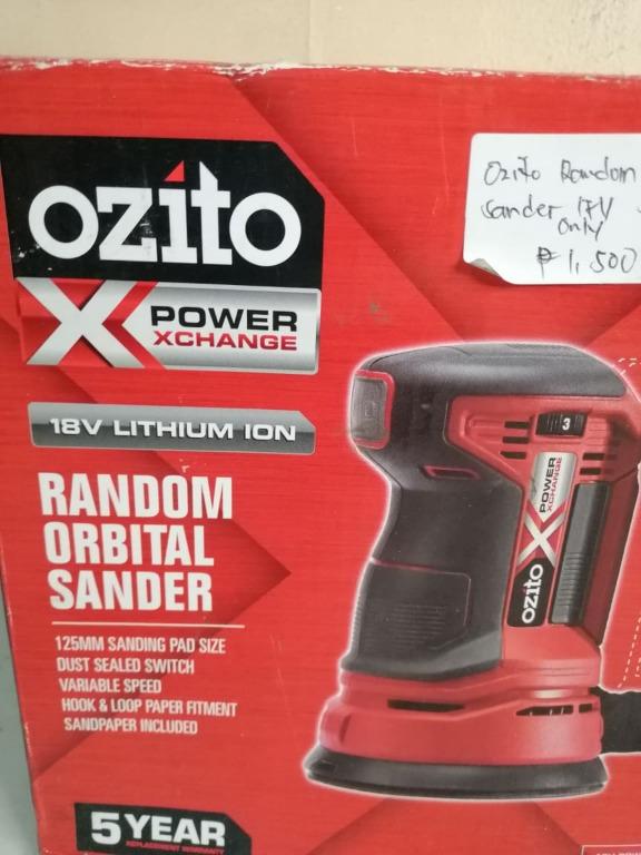 Ozito Random Orbital Sander 18v Skin Only, Commercial & Industrial