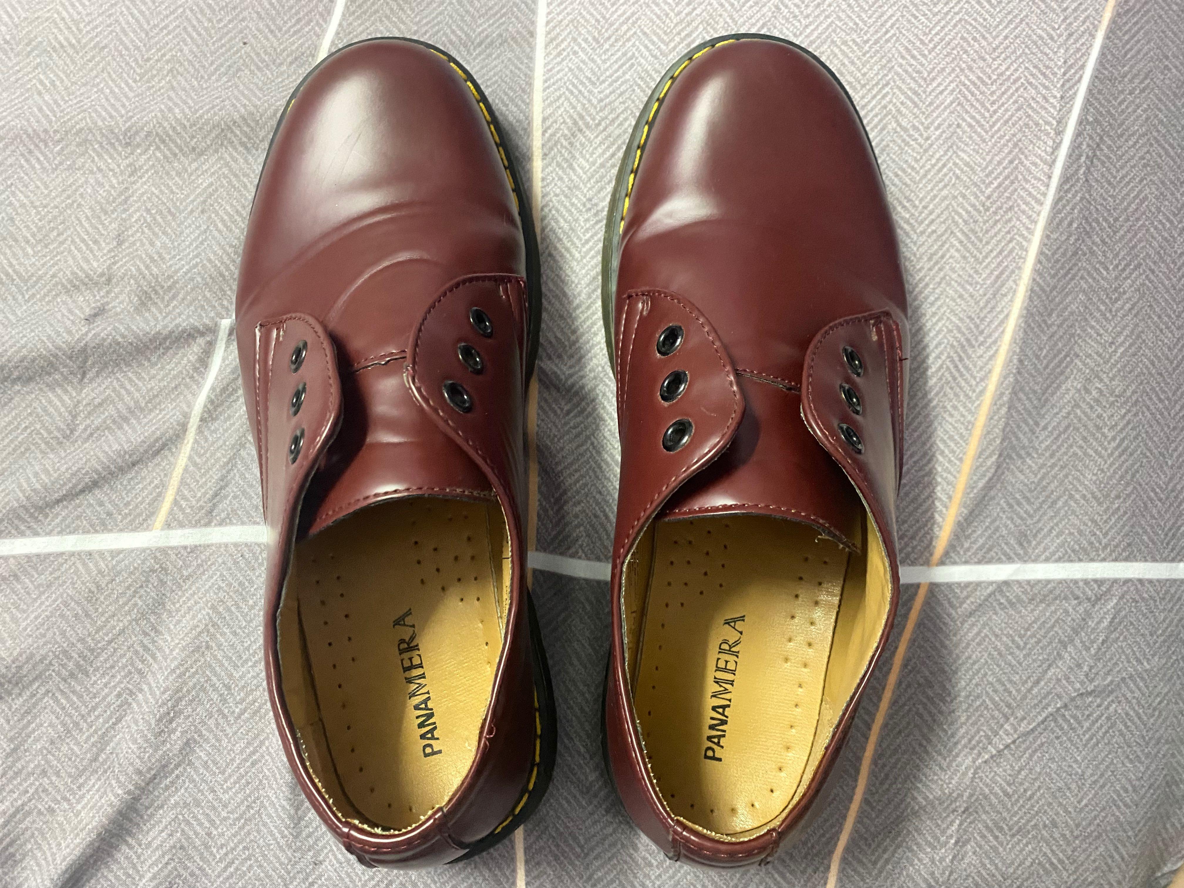 Maroon colour best sale formal shoes
