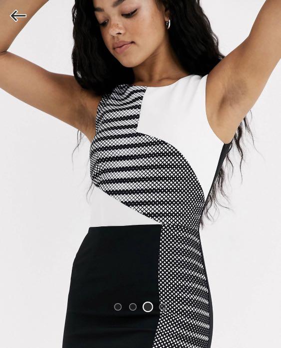 Paper dolls colour block dress discount