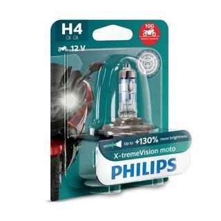 ⭐5000+ reviews. Philips X-treme vision MOTO headlight bulb replacement for motorcycle. LTA approved halogen bulb. H4 and H7 size available