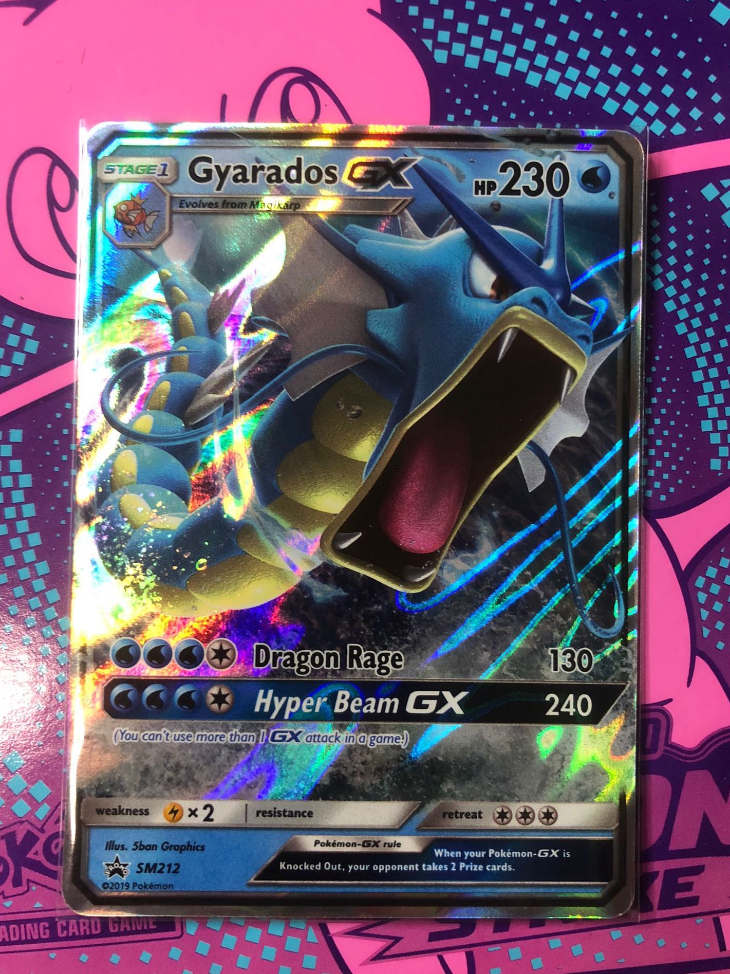 thumbnail image 2 of Pokemon TCG S-Chinese 12 GX Cards Lot - Charizard, Gyarados, Battle Party Holo - Sun & Moon Era 2 of 6