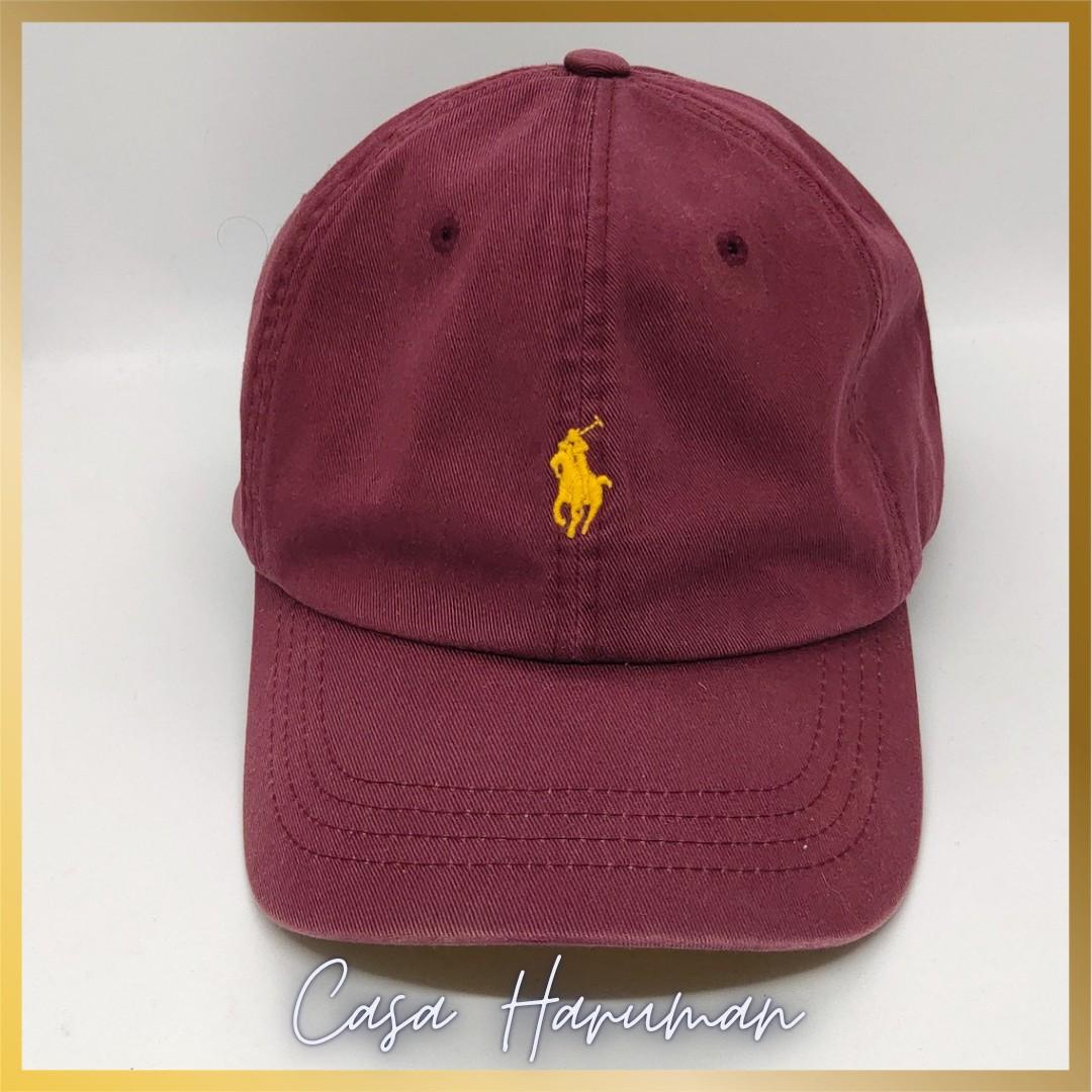 Burgundy outlet polo hat