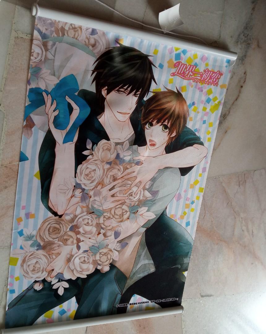 Poster Kain Sekai Ichi Hatsukoi Poster Fabric 世界一初恋布海报bl Anime J Pop On Carousell