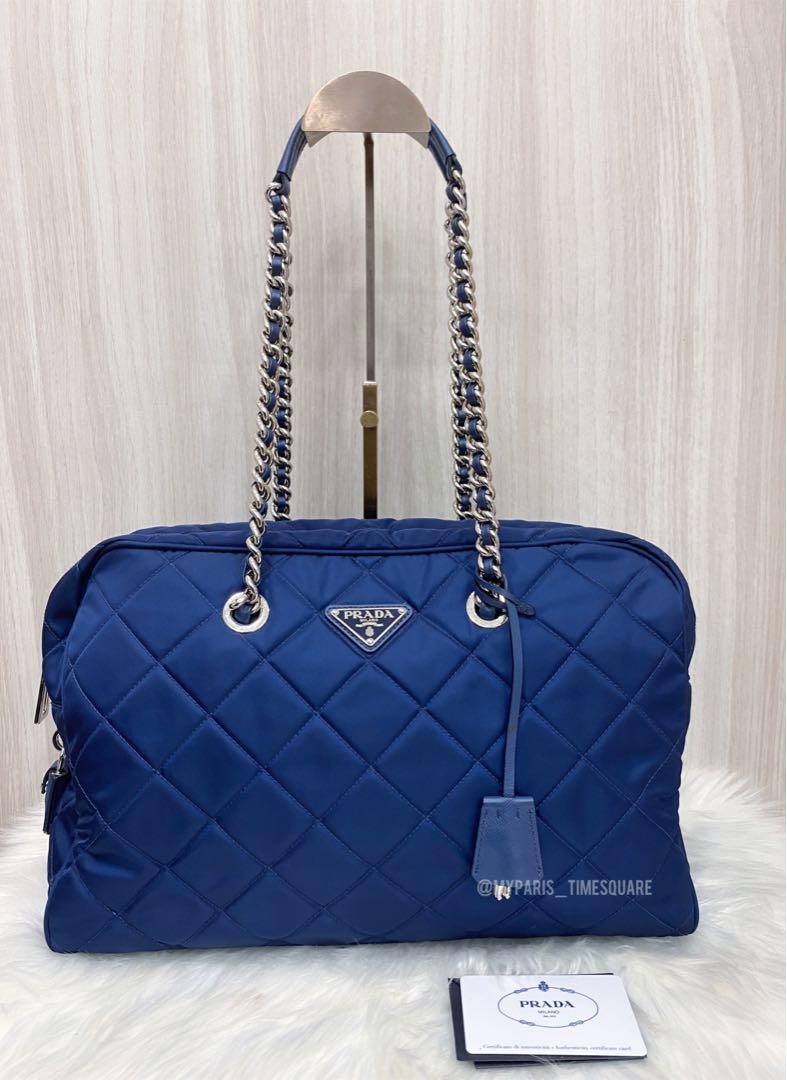 Prada tessuto impuntu nero price online