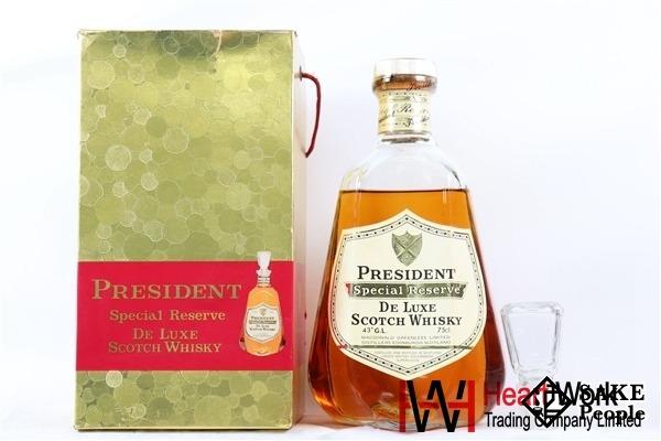 President Special Reserve De Luxe Scotch Whisky 蘇格蘭威士忌連酒塞