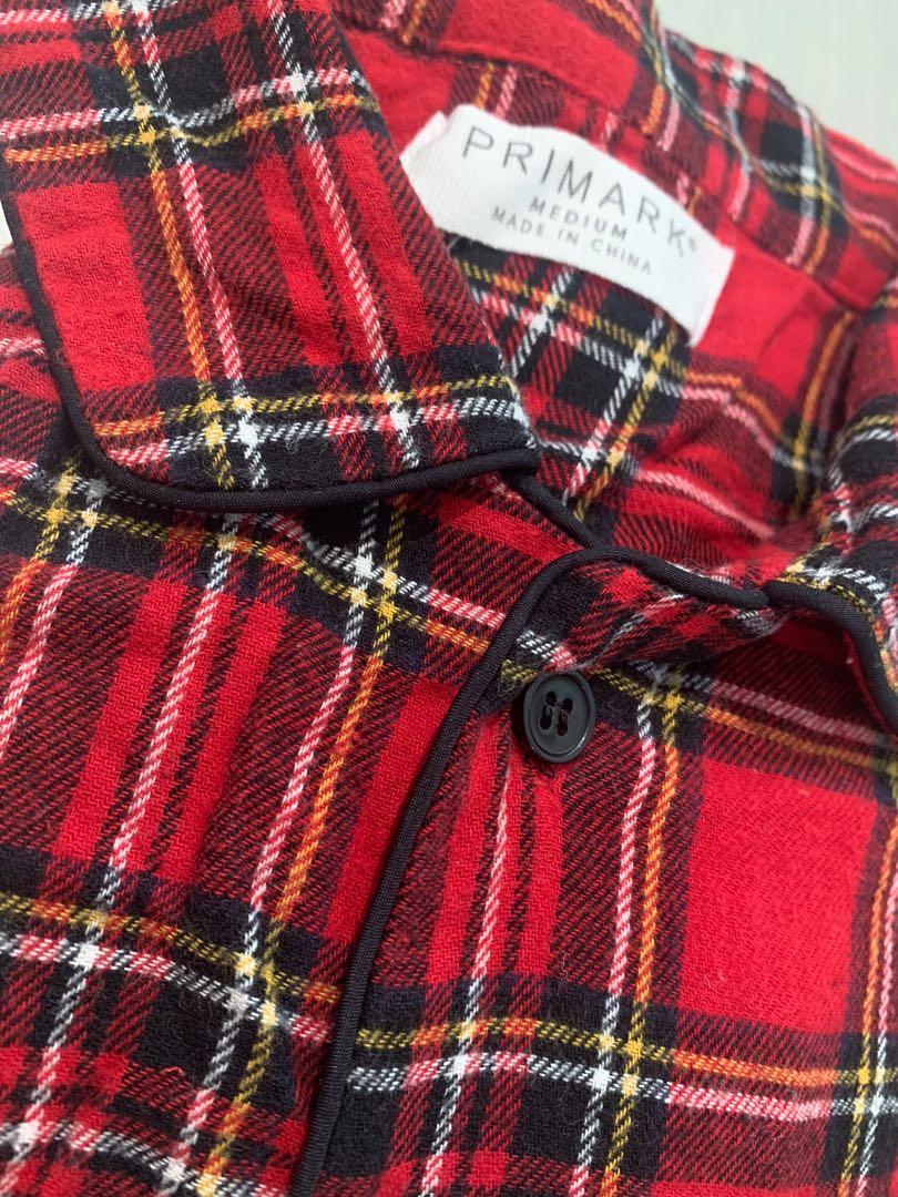 tartan pjs primark