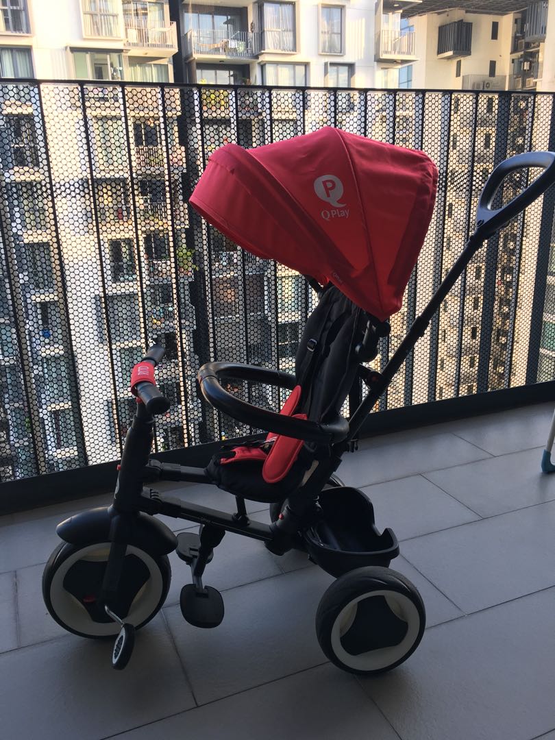 Q Play toddlers trike, Babies & Kids, Going Out, Strollers on Carousell
