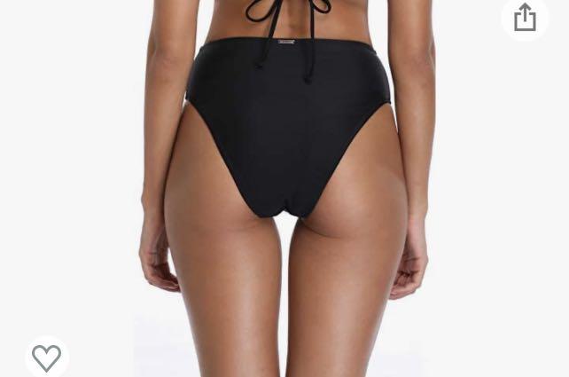  RELLECIGA Women's Black High Cut High Waisted Bikini
