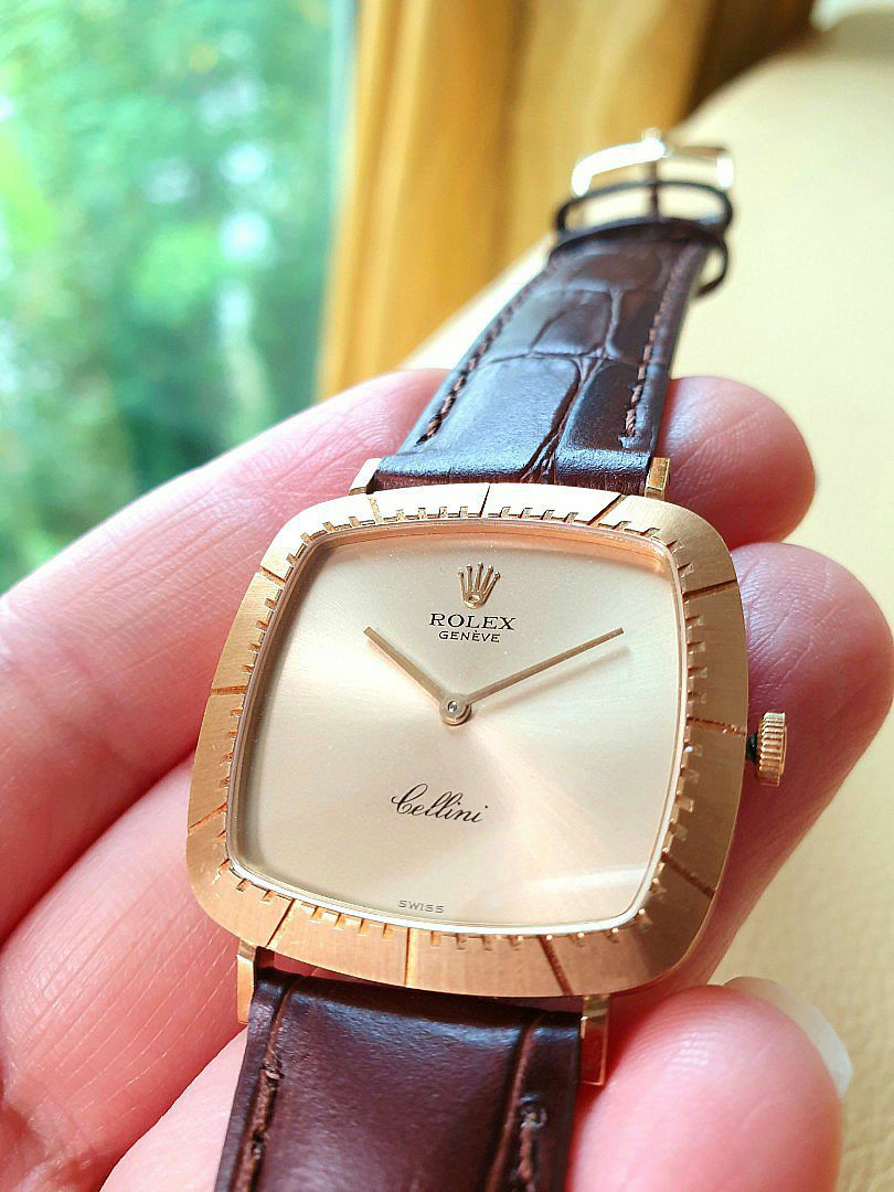 Rolex cellini leather strap price shop
