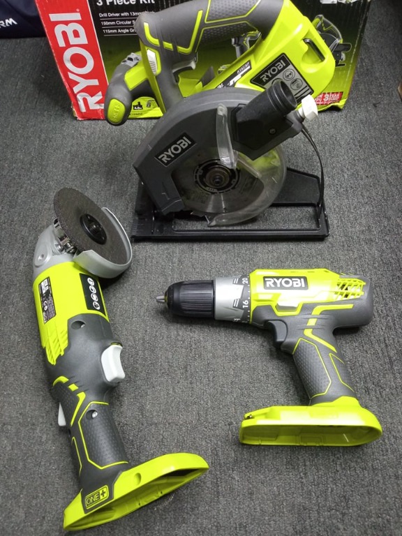 RYOBI 18V ONE+ 3PC COMBO KIT, Hobbies & Toys, Stationary & Craft, Craft