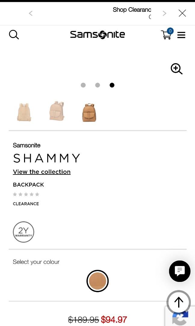 Samsonite shammy store backpack