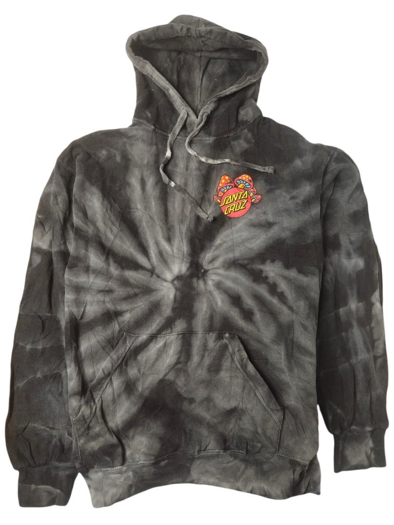 SANTA CRUZ SHROOM DOT BLACK SPIDER DOT HOODIE JACKET