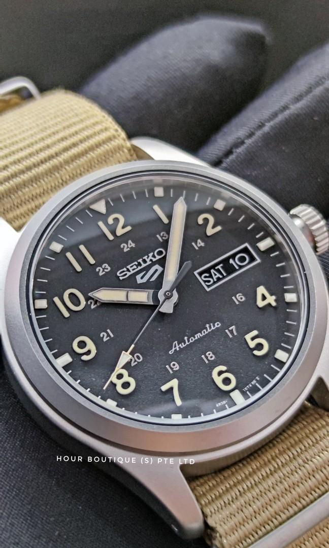 Seiko 5 Military Style Men's Automatic Watch SRPG35 SRPG35K1, Men's ...