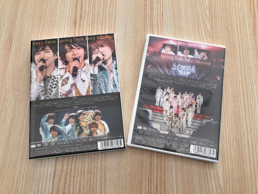 全套$180) Sexy Zone Spring Tour Sexy Second 日版DVD 初回盤及