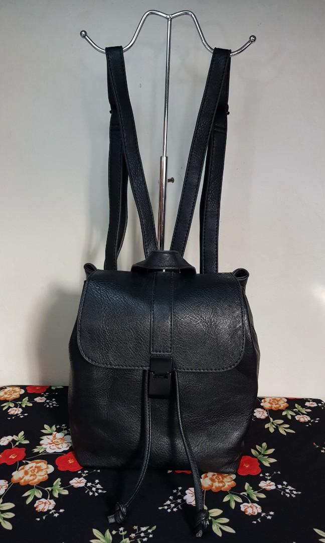 Sportsgirl mini leather backpack, Women's Fashion, Bags & Wallets