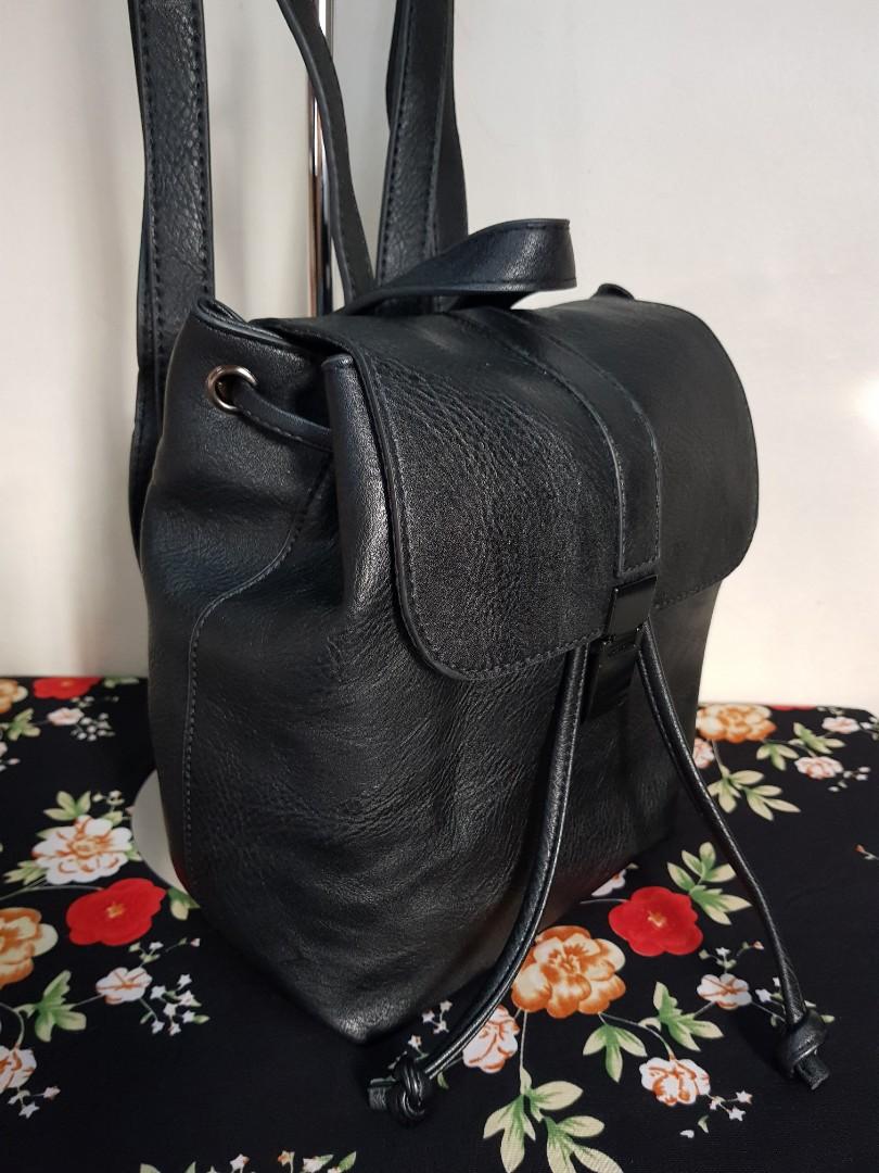 Sportsgirl mini leather backpack, Women's Fashion, Bags & Wallets