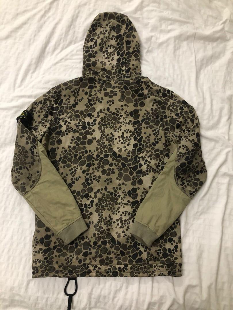 Stone island alligator camo hoodie sales
