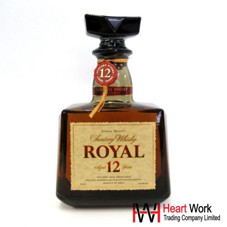Suntory Whisky Royal 三得利威士忌12年700ML, 嘢食& 嘢飲, 酒精飲料