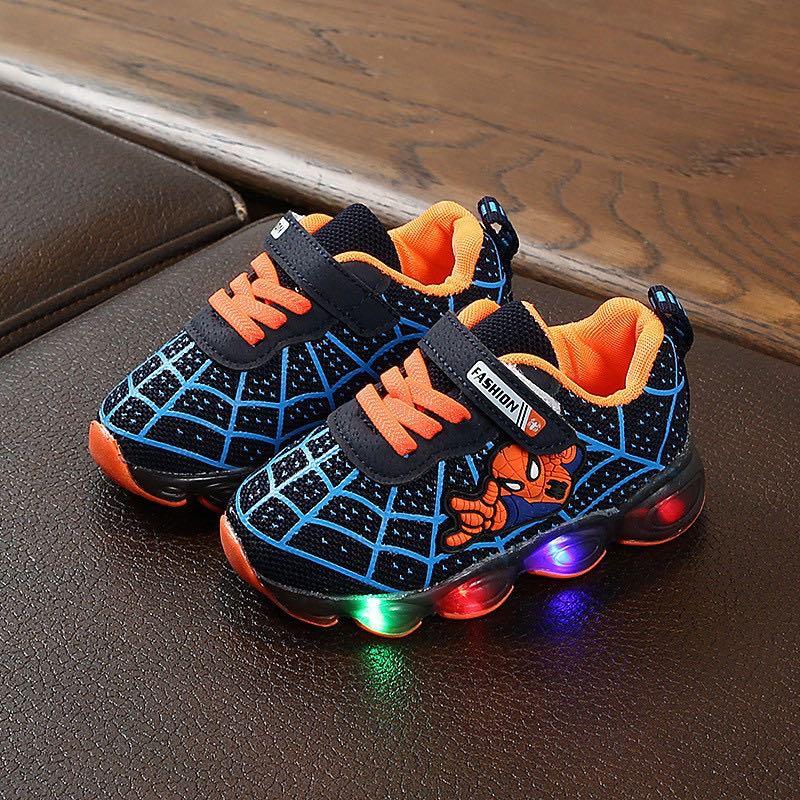 Superman LED Kids Shoes Babies Kids Babies Kids Fashion on
