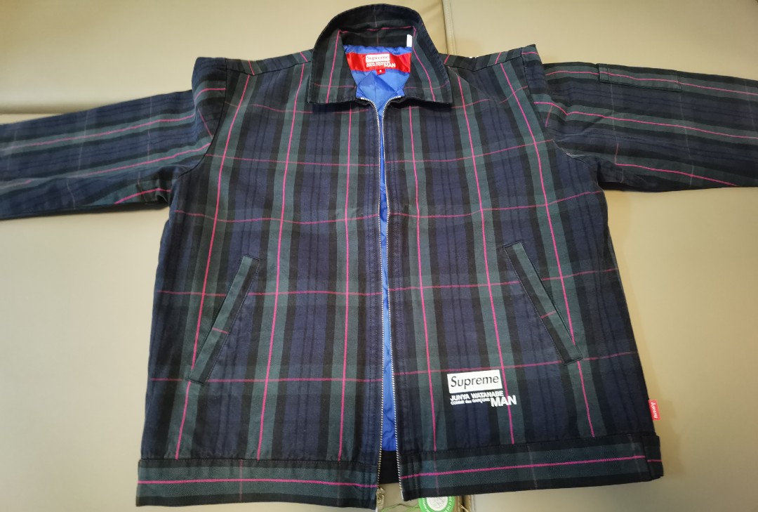Supreme JUNYA WATANABE CDG Man Printed Work Jacket, 名牌, 服裝