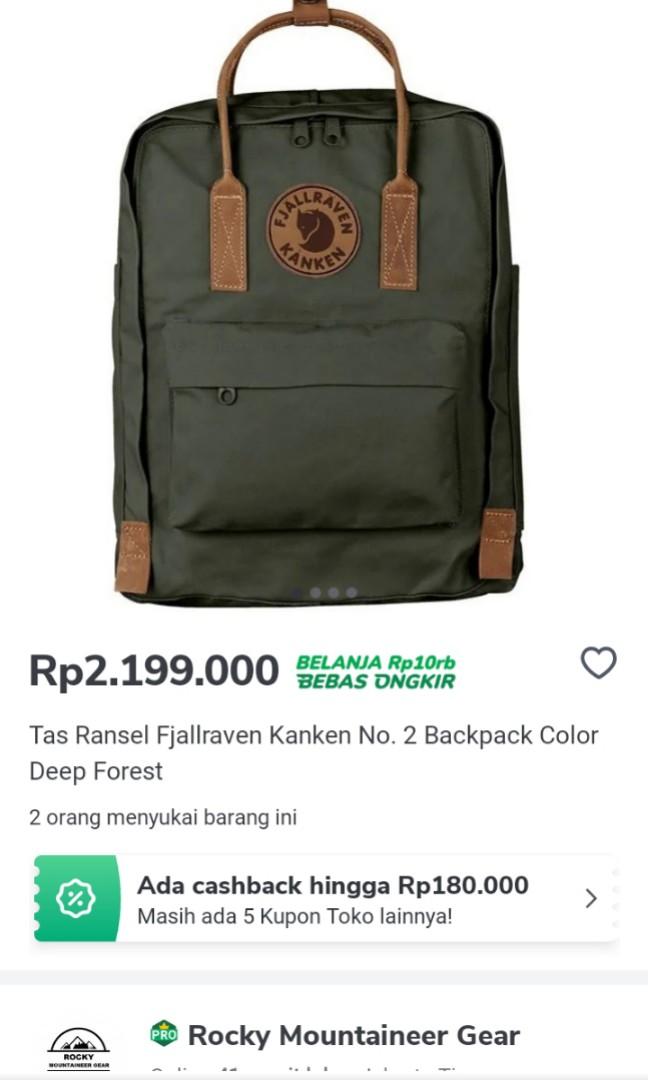 Tas FJALL Raven Fesyen Wanita Tas Dompet di Carousell