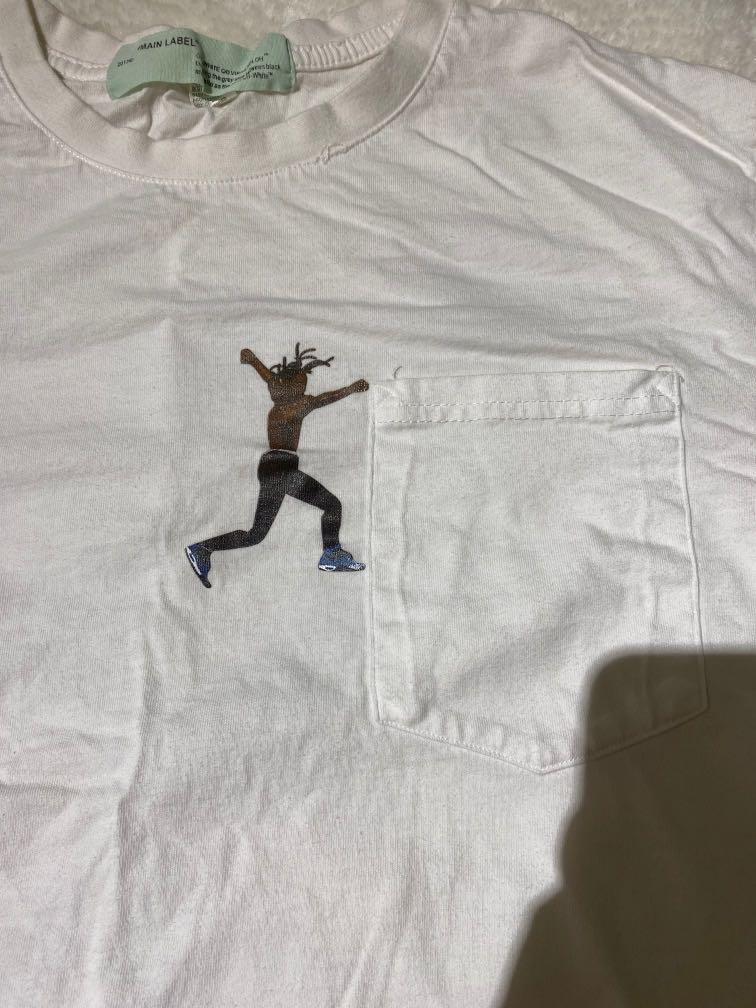 Travis scott off white tee sales