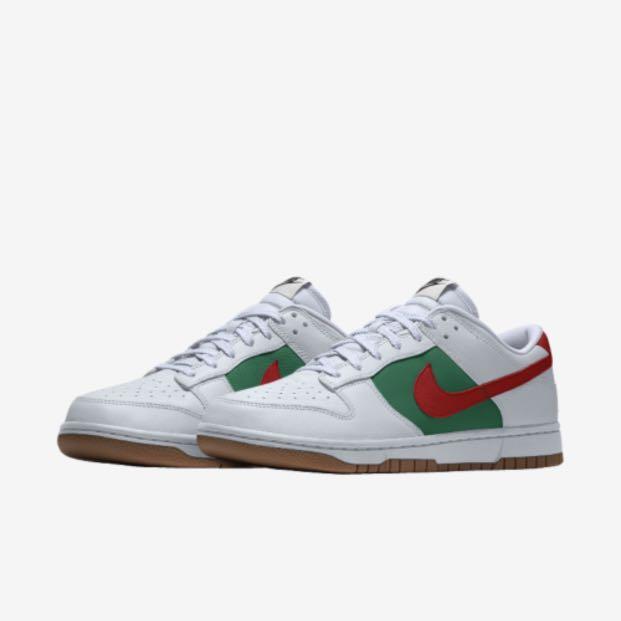 Unreleased Nike Dunk by You Mismatched Gucci x McDonald's, Men's Fashion,  Footwear, Sneakers on Carousell