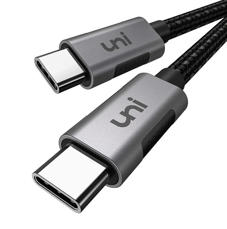 6.6FT 100W 20V/5A PD Fast Charging Cable Lead with E-Mark Chip USB C 3.1 Gen 2 10Gbps 4K Video Compatible for MacBookPro,iPadPro2020,Samsung Note10 S20 S10.More BEST CABLE USB C to USB C Cable 2M 