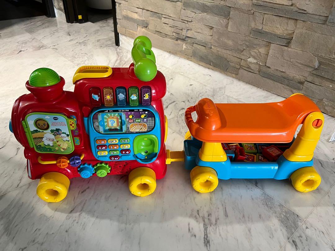 V Tech Train (Category: Infant Playtime) located in Singapore. Submitted by ah_lex (Listing ID 1128768443, Image 2). Description: Used but not abused. Self pick up..