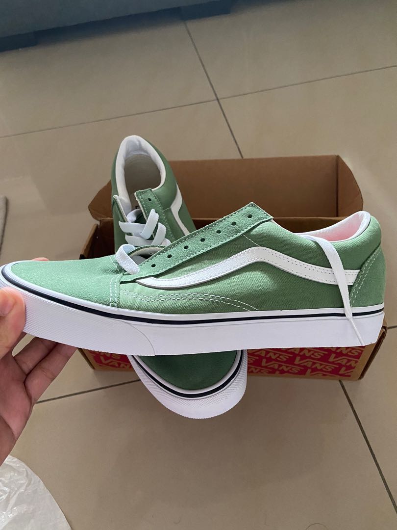 Vans old skool neptune green on sale