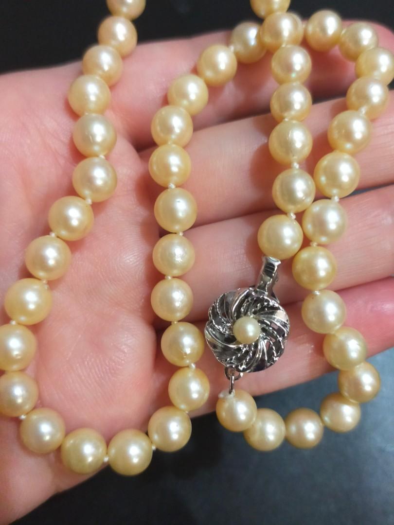 Vintage akoya pearl necklace store