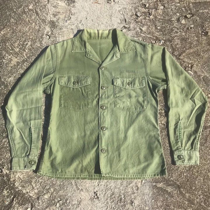 Vintage OG 107 US Army Shirt, Men's 