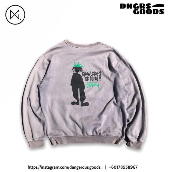 Stussy sanders sweatshirt cheap