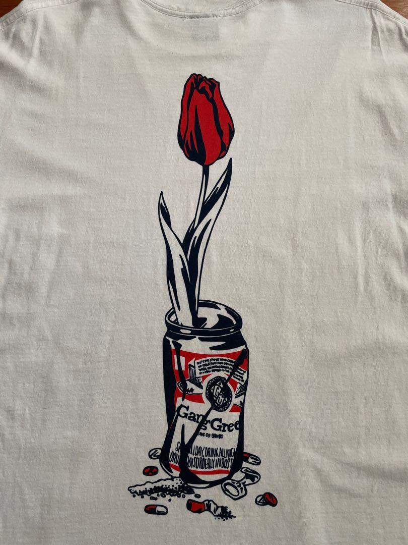 Wasted Youth x Verdy Girls Don’t Cry Tee Size M ( designer streetwear  Tshirt red flower t-shirt dont don't )