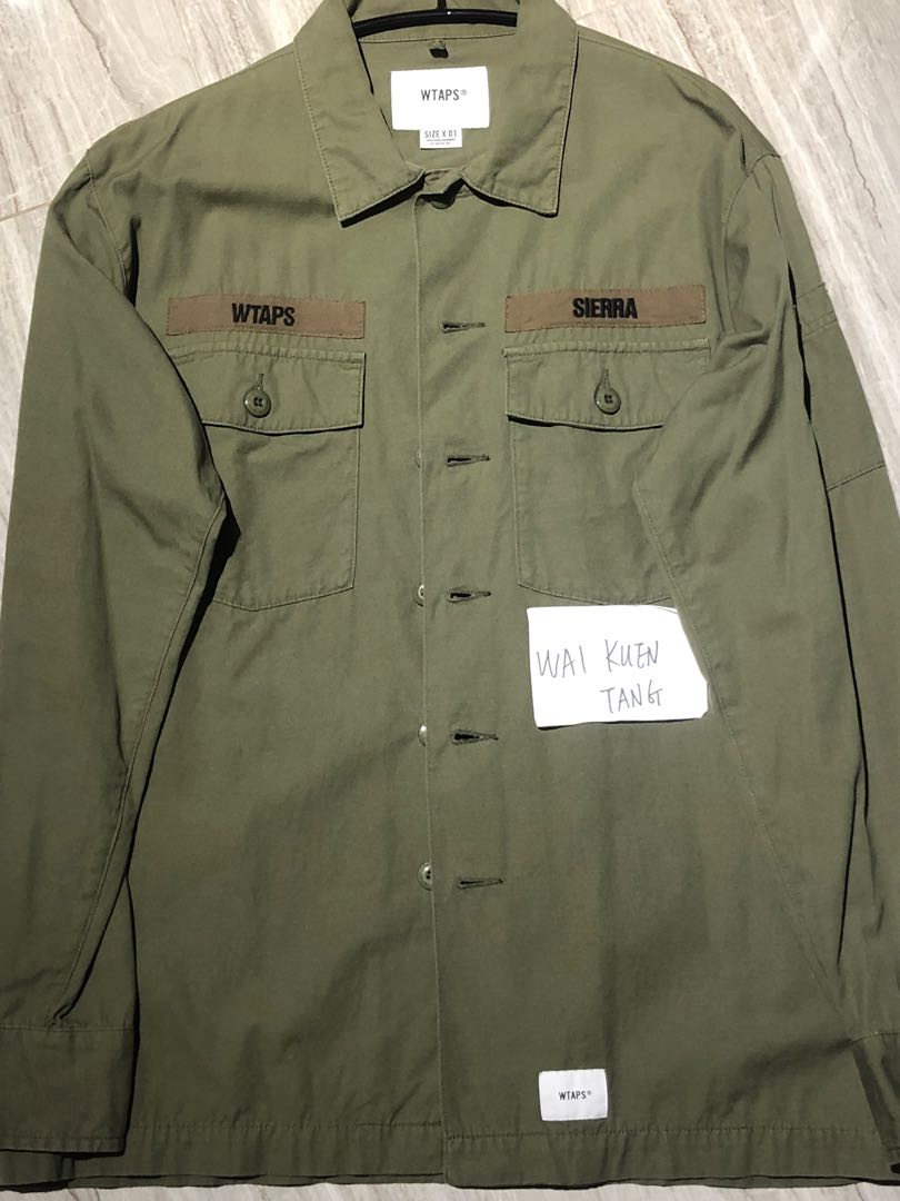 wtaps buds ls shirt cotton ripstop L - speedlb.com