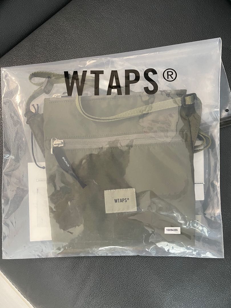 Wtaps 21AW Sling Pouch Nylon Olive, 男裝, 袋, 小袋- Carousell