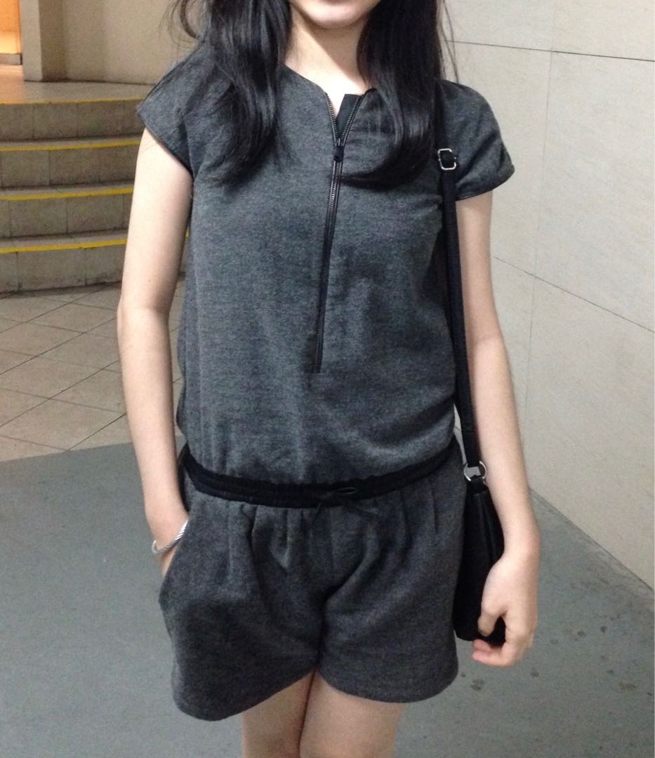 zara black one piece