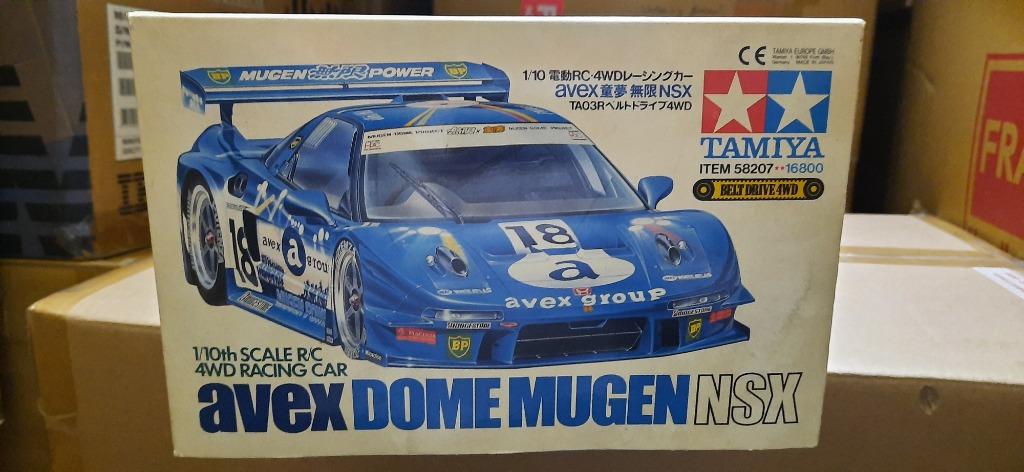 タミヤ 1/10 ホンダavex童夢無限NSX