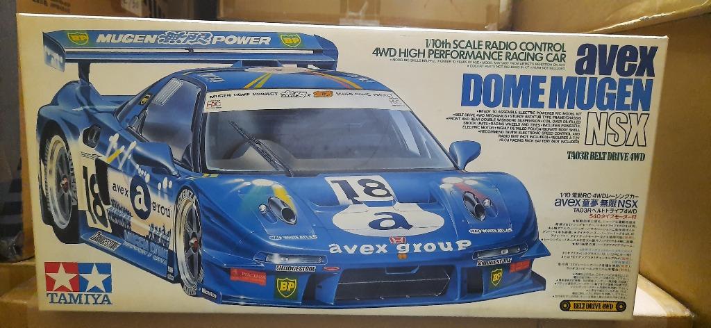 絶版 タミヤ RC 1/10 avex 童夢 NSX TA03R セット 1/10 avex 童夢無限NSX